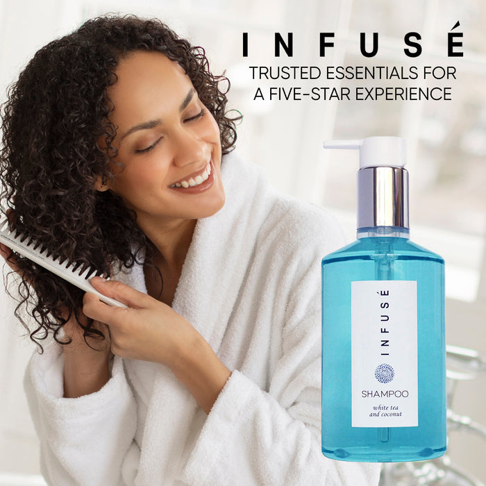 Infuse Shampoo, Retail Size Hotel Amenities, 10.14 oz. (Single)