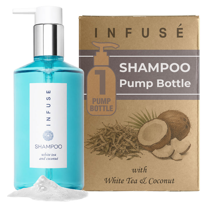 Infuse Shampoo, Retail Size Hotel Amenities, 10.14 oz. (Single)