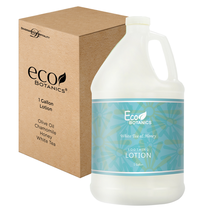 Eco Botanics Hotel Lotion | 1 Gallon | Designed to Refill Soap Dispensers | by Terra Pure (Single)