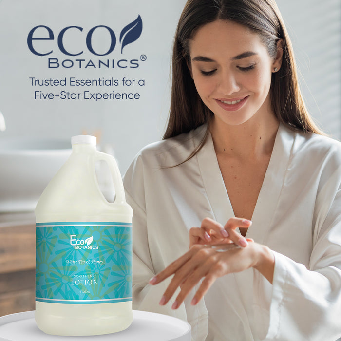 Eco Botanics Hotel Lotion | 1 Gallon | Designed to Refill Soap Dispensers | by Terra Pure (Single)