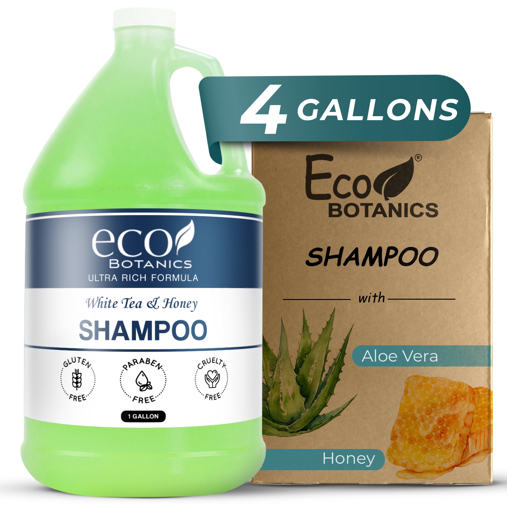 Eco Botanics Hotel Shampoo | 1 Gallon | Designed to Refill Soap