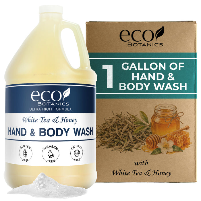 Terra Pure Eco Botanics Hotel Body Wash/Hand Soap | 1 Gallon | Designed to Refill Soap Dispensers (Single)