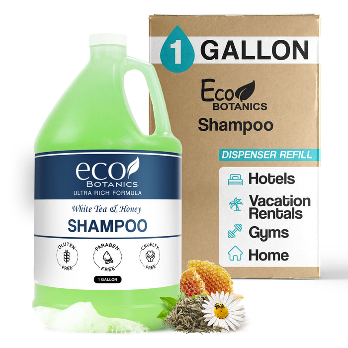 Terra Pure Eco Botanics Hotel Shampoo | 1 Gallon | Designed to Refill Soap Dispensers (Single)