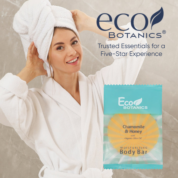 Eco Botanics Travel-Size Hotel Body Bar Soap, 0.89 oz (Case of 500)