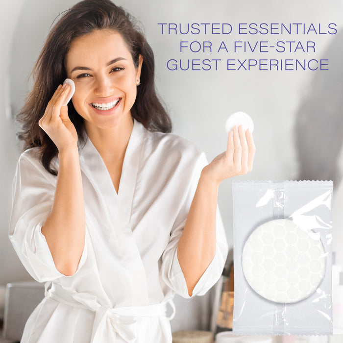 Hospitality Dual Cotton Pads Sachet Wrapped (Case of 500)