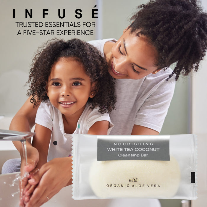 Infuse Bar Soap | Travel Size Hotel Amenities | 40 Gram (Case of 200)