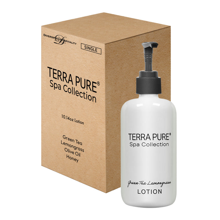 Terra Pure Lotion | Spa Collection | Hotel Amenities in Pump Bottle | 10.14 oz. / 300 ml (Single Bottle)