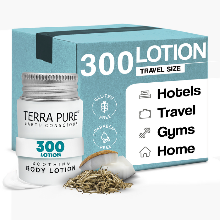 Terra Pure White Tea & Coconut Lotion, Travel Size Hotel Amenities, 1 oz. (Case of 300)