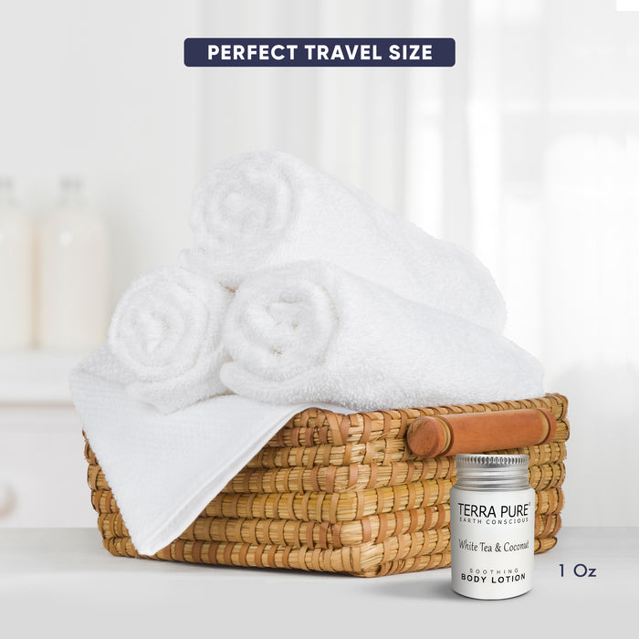 Terra Pure White Tea & Coconut Lotion, Travel Size Hotel Amenities, 1 oz. (Case of 100)
