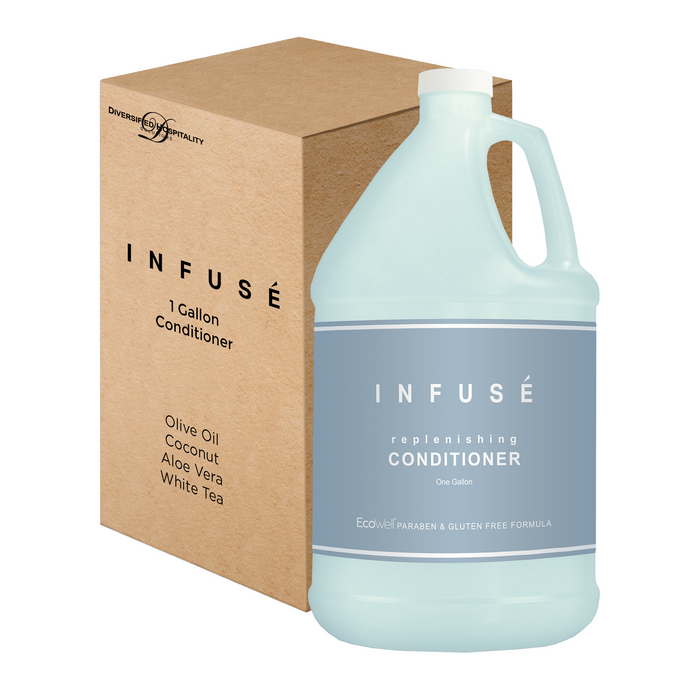 H2O Tropical Infuse Hotel Conditioner | 1 Gallon | For Hospitality & Vacation Rentals to Refill Dispensers | (Single Gallon)