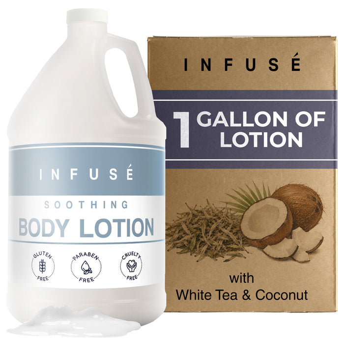 1-Shoppe All-in-Kit H2O Tropical Infuse Hotel Body Lotion | 1 Gallon | For Hospitality & Vacation Rentals to Refill Dispensers | (Single Gallon)