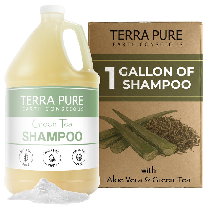 Terra Pure Hotel Shampoo | 1 Gallon | For Hospitality & Vacation Rentals to Refill Dispensers | (Single Gallon)
