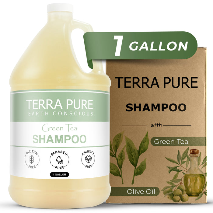 Terra Pure Hotel Shampoo | 1 Gallon | For Hospitality & Vacation Rentals to Refill Dispensers | (Single Gallon)