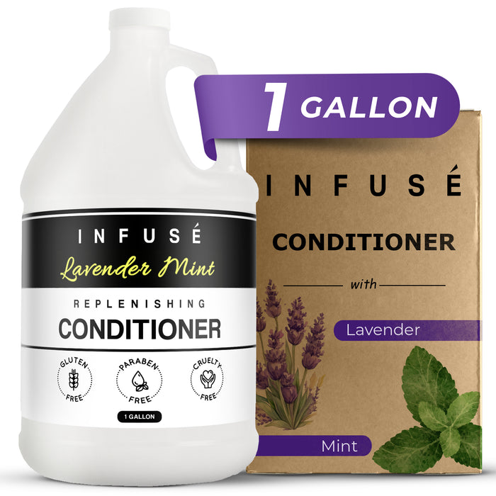 Conditioner | Infuse Lavender Mint Hotel | 1 Gallon | For Hospitality & Vacation Rentals to Refill Dispensers | (Single Gallon)