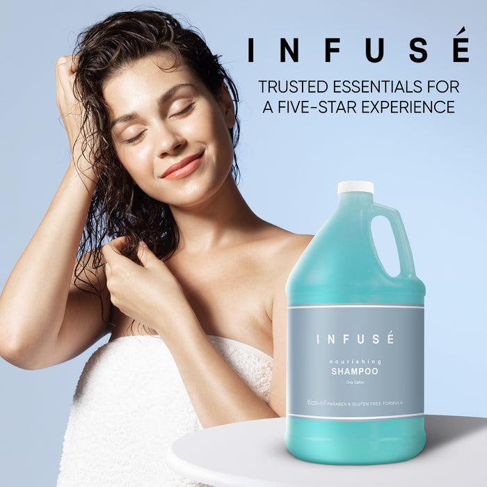 H2O Tropical Infuse Hotel Shampoo | 1 Gallon | For Hospitality & Vacation Rentals to Refill Dispensers | (Single Gallon)
