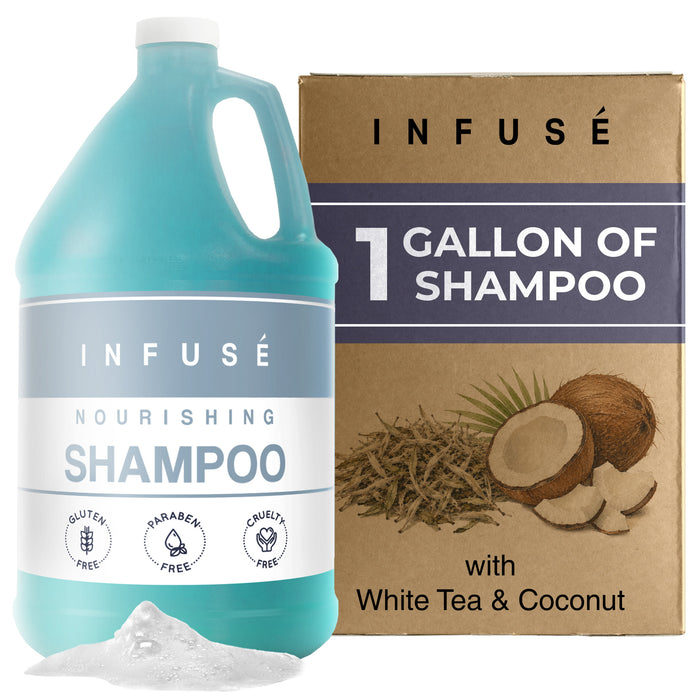 H2O Tropical Infuse Hotel Shampoo | 1 Gallon | For Hospitality & Vacation Rentals to Refill Dispensers | (Single Gallon)