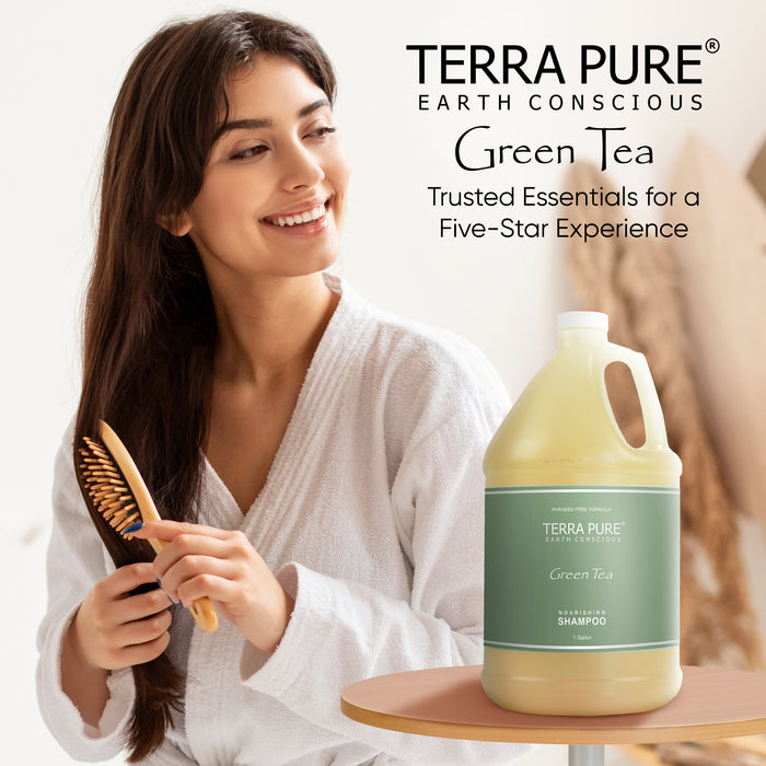 Terra Pure Hotel Shampoo | Four Gallons | Designed to Refill Soap Dispensers | by Terra Pure (Set of 4)