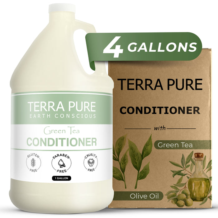 Terra Pure Hotel Conditioner | Four Gallons | Designed to Refill Soap Dispensers | by Terra Pure (Set of 4)