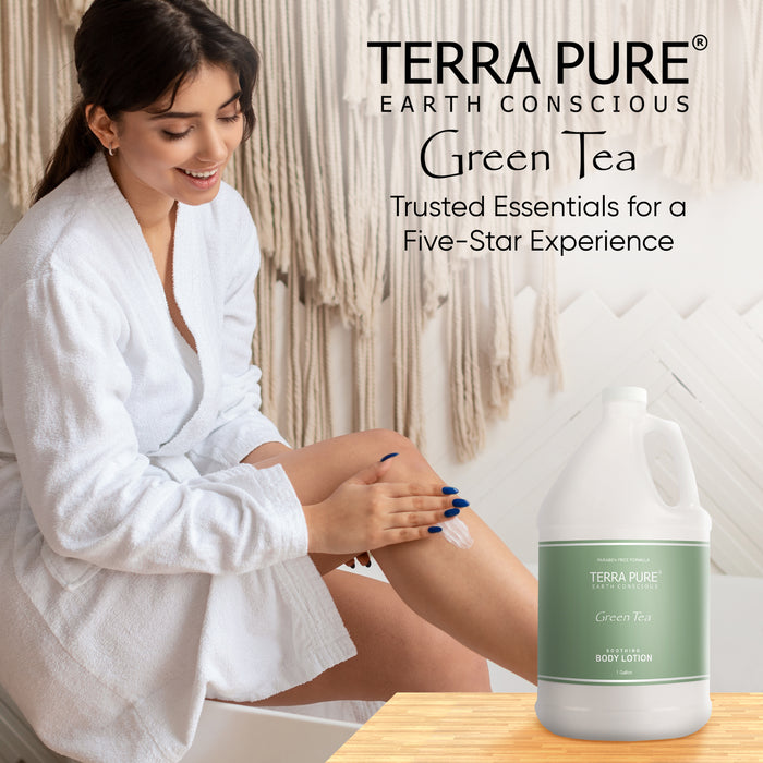 Terra Pure Hotel Lotion | Four Gallons | Designed to Refill Soap Dispensers | by Terra Pure (Set of 4)