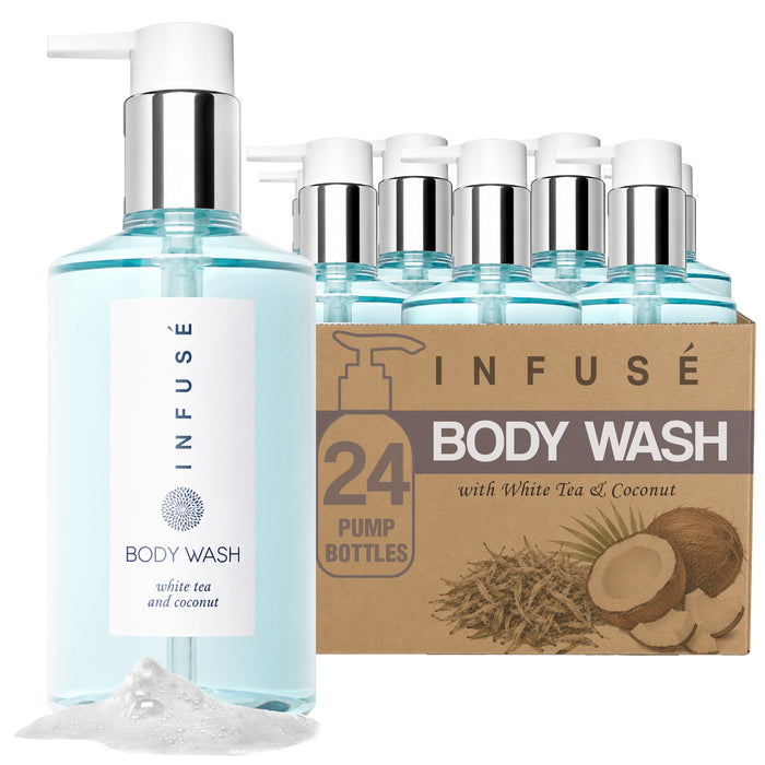 Infuse Body Wash, Retail Size Hotel Amenities, 10.14 oz. (Case of 24)