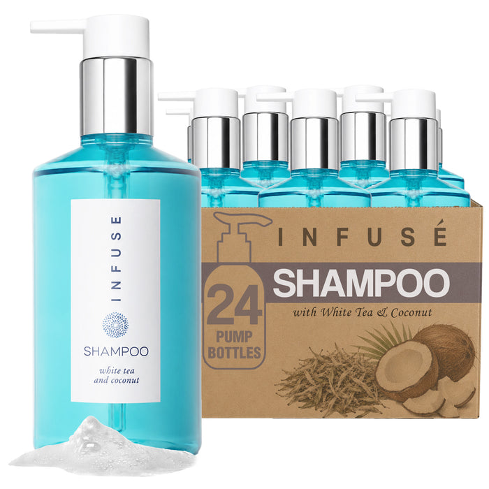 Terra Pure Infuse Shampoo, Retail Size Hotel Amenities, 10.14 oz. (Case of 24)