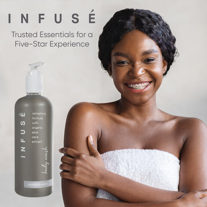 Terra Pure Infuse Lavender Mint Body Wash | 400 ml Case of 12