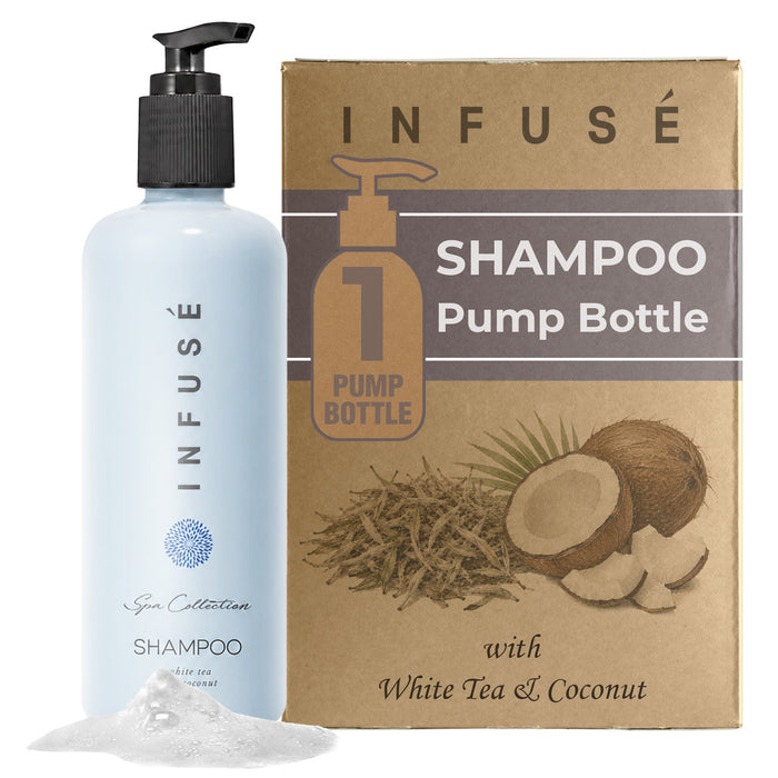 Infusé White Tea and Coconut Shampoo Acquavera Bracket 400 ml SINGLE
