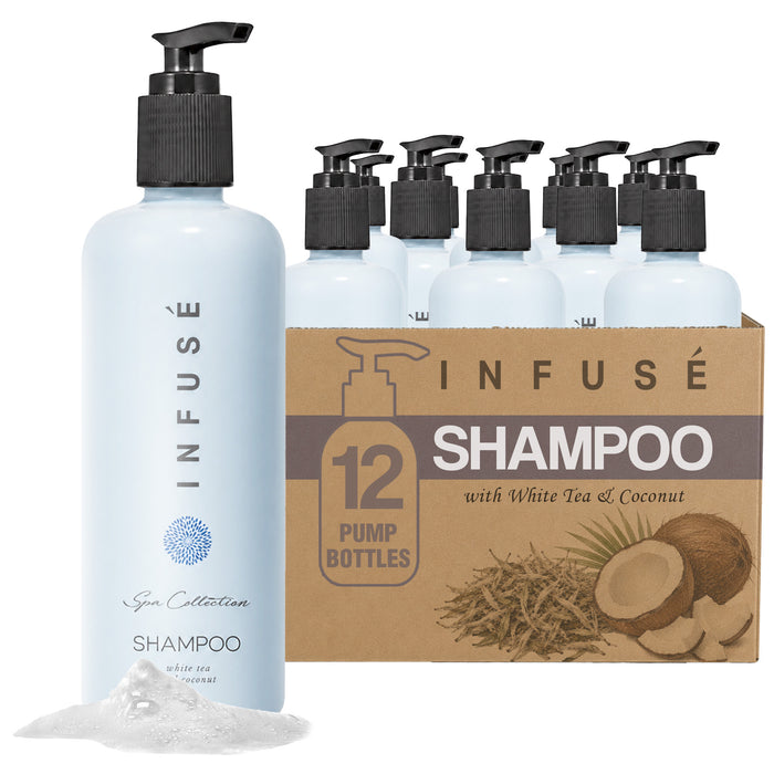 Terra Pure Infuse White Tea and Coconut Shampoo | 400 ml Case of 12