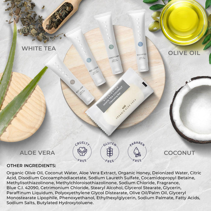 Infuse Amenity Kit | Boxed Hotel Toiletries | Bulk Set 1 oz Travel Siz ...