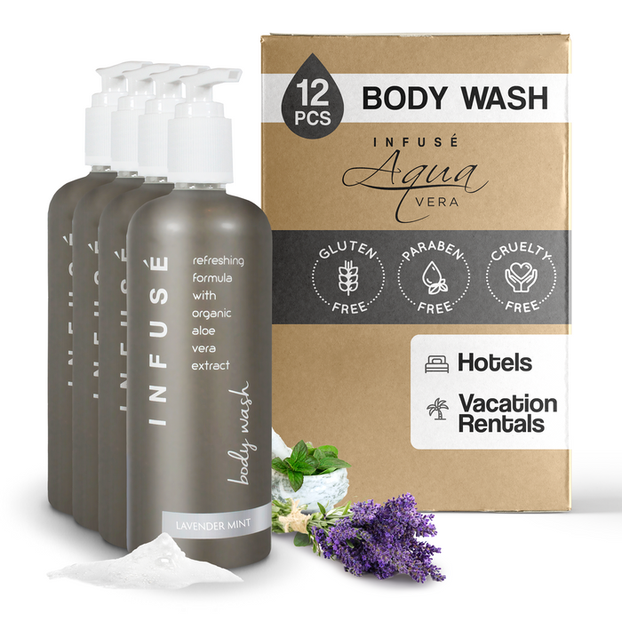 Terra Pure Infuse Lavender Mint Body Wash | 400 ml Case of 12