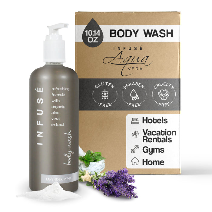 Terra Pure Infuse Lavender Mint Body Wash | 400 ml SINGLE