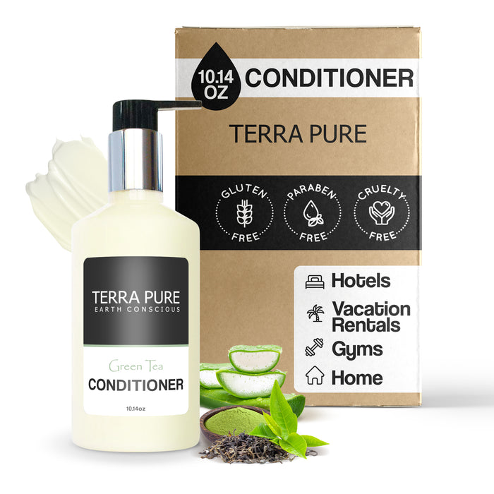 Terra Pure Conditioner, Retail Size Hotel Amenities, 10.14 oz (Single)