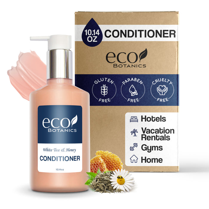 Eco Botanics Conditioner, Retail Size Hotel Amenities, 10.14 oz. (Single)