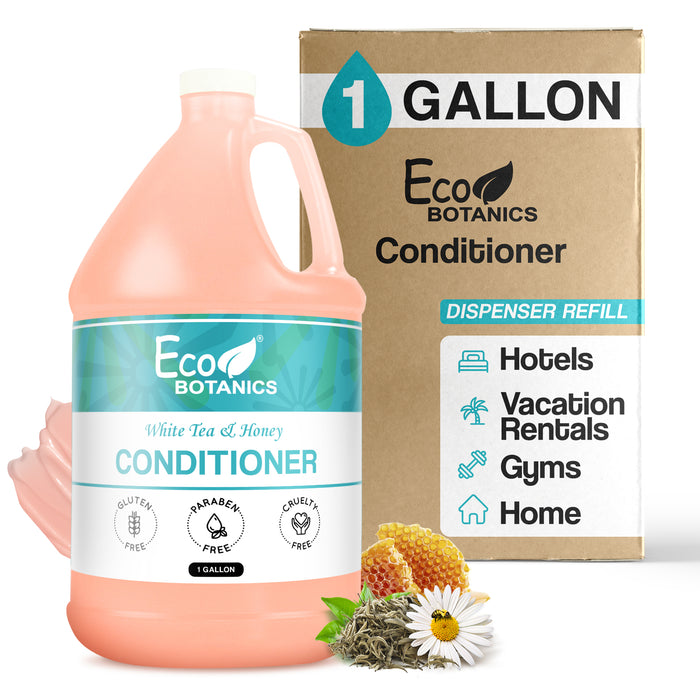 Eco Botanics Hotel Conditioner | 1 Gallon | Designed to Refill Soap Dispensers | by Terra Pure (Single)