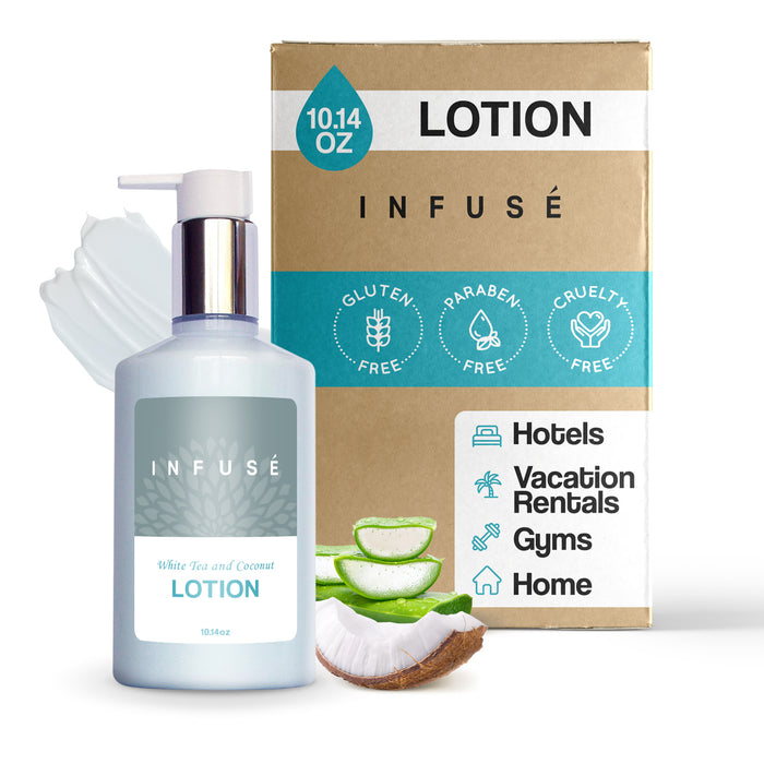 Infuse Lotion, Retail Size Hotel Amenities, 10.14 oz. (Single)