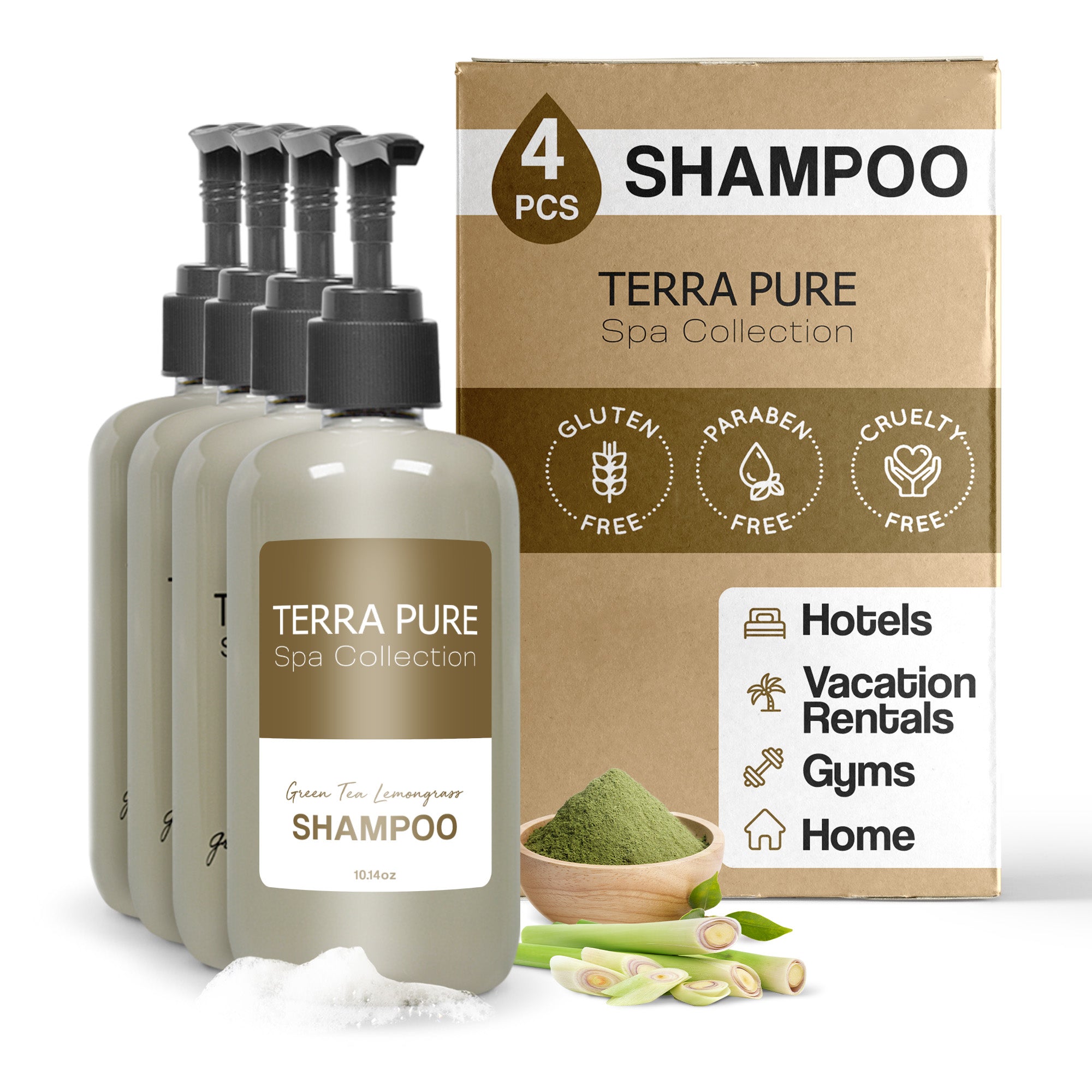 Terra Pure Shampoo | Spa Collection | Hotel Amenities in Pump