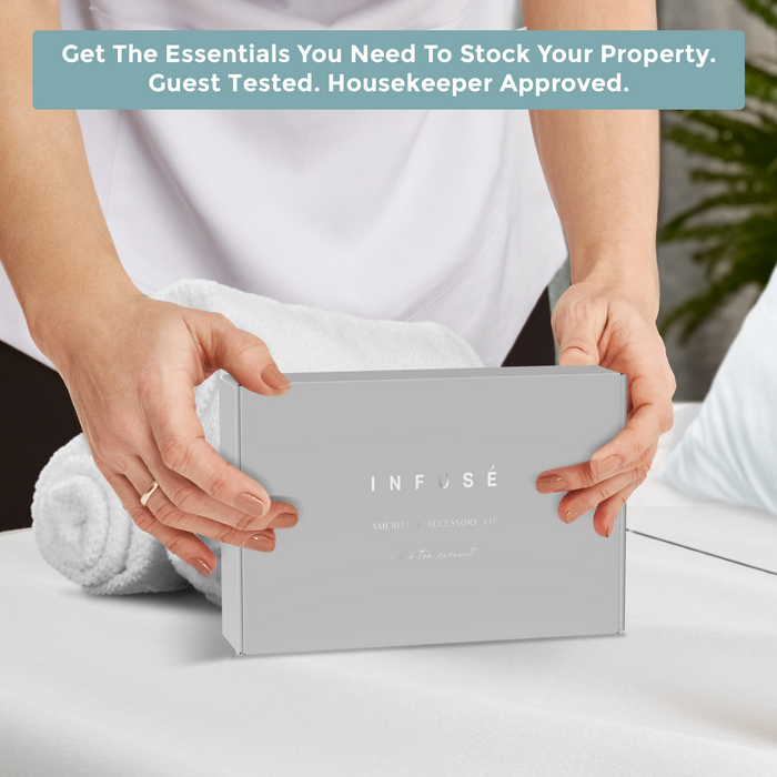 Infuse Amenity Kit | Boxed Hotel Toiletries | Bulk Set 1 oz Travel Siz ...