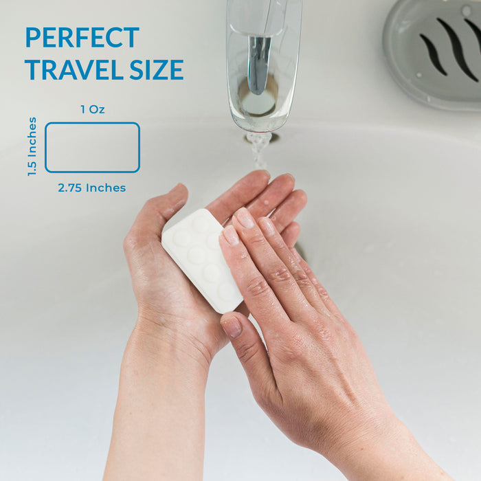 H2O Massage Bar Soap, Travel Size Hotel Amenities, 1 oz (Case of 100)
