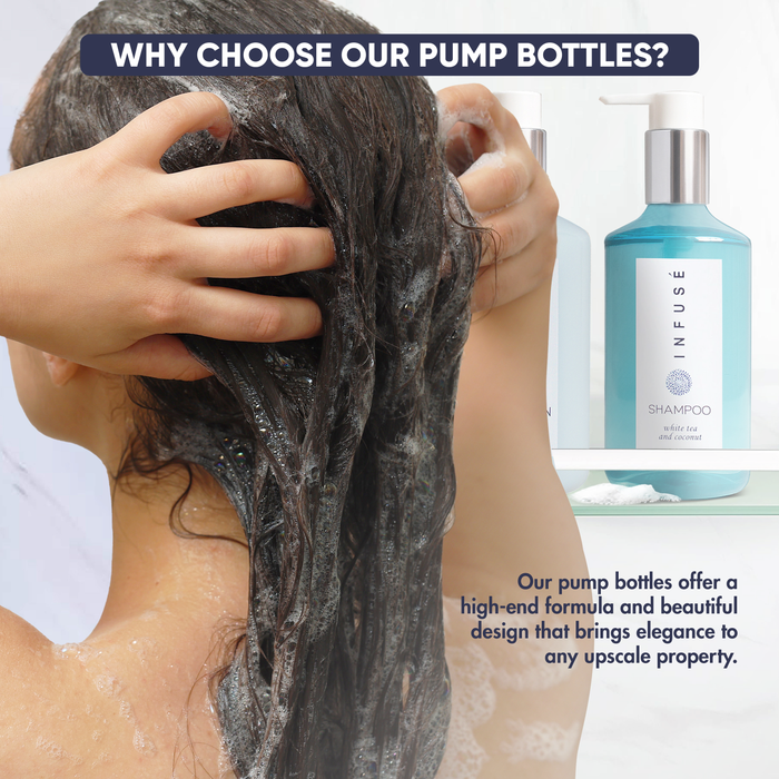 Infuse Shampoo, Retail Size Hotel Amenities, 10.14 oz. (Single)