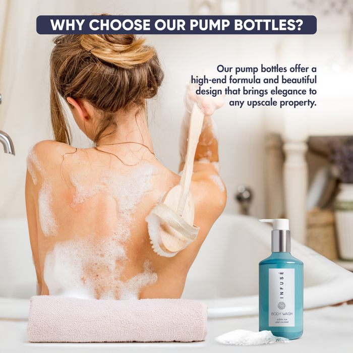 Infuse Body Wash, Retail Size Hotel Amenities, 10.14 oz. (Single)