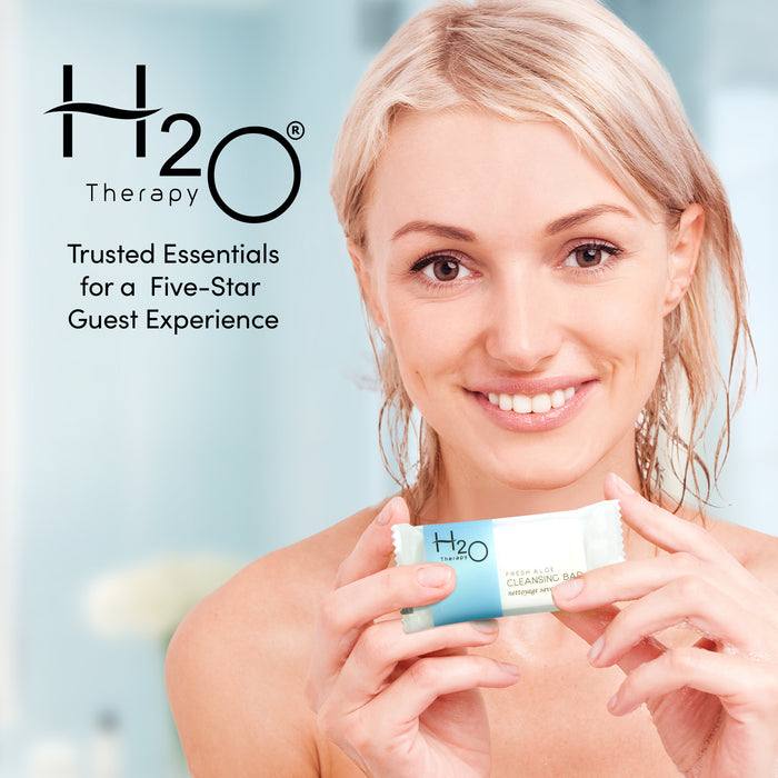 H2O Bar Soap, Travel Size Hotel Amenities, 0.88 oz (Case of 100)