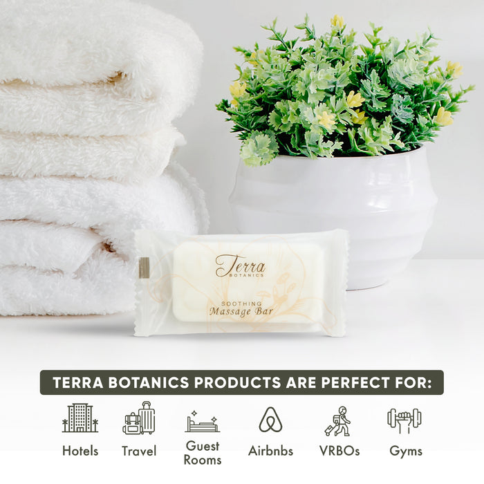 Terra Botanics Hospitality Size Massage Bar Soap | 32 Gram (Case of 400)