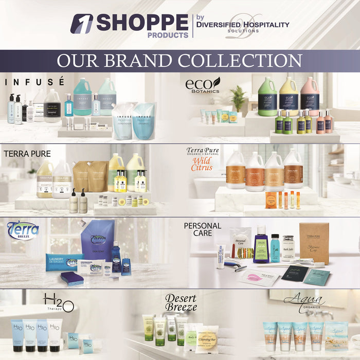 H2O Therapy Hotel Soaps and Toiletries Bulk Set | 1-Shoppe All-In-Kit Amenities for Hotels & Airbnb | .85oz Hotel Shampoo & Conditioner, Body Wash, Body Lotion & 1 oz Bar Soap Travel Size | 75 Pieces