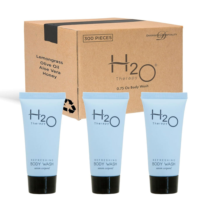 H2O Therapy Body Wash .75 oz (Case of 300)